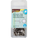 Dritz Home Upholstery Decorative Nails 7/16" 24 pack - Brushed Nickel*