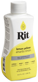 Rit Dye Liquid Fabric Dye 8oz - Lemon Yellow