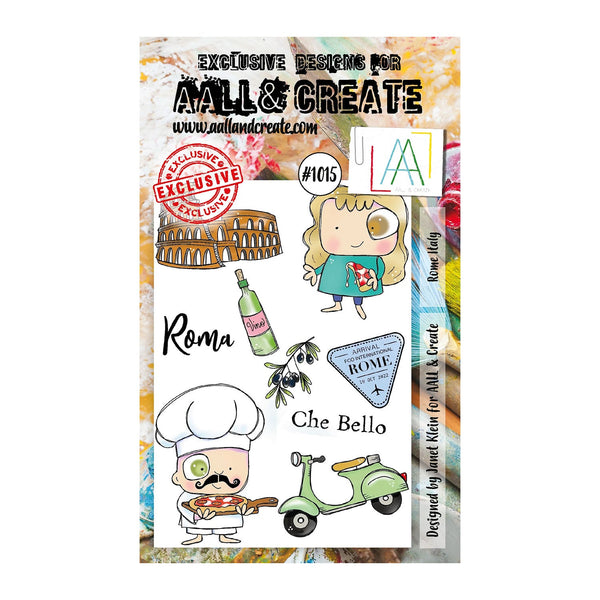 Aall & Create - Clear Stamp Set #1015 - Rome Italy*