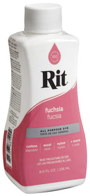 Rit Dye Liquid Fabric Dye 8oz - Fuchsia