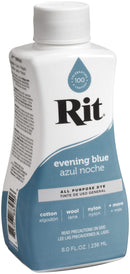 Rit Dye Liquid Fabric Dye 8oz - Evening Blue