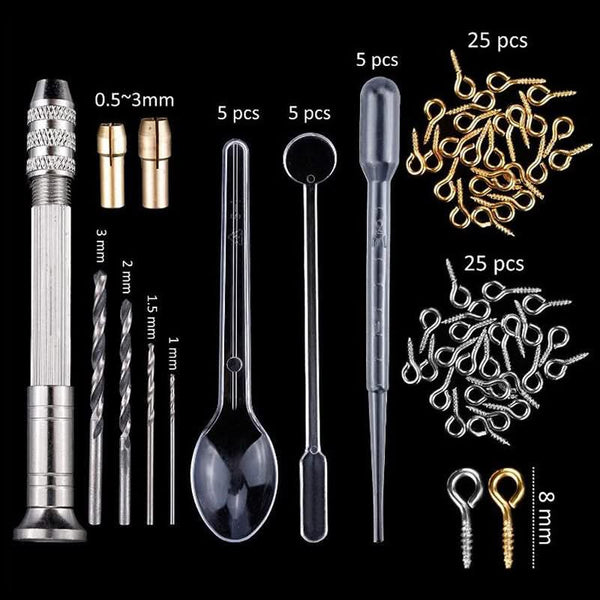 Poppy Crafts Silicone Resin Jewellery & Trinket Making Kit