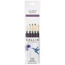 Willow Wolfe Callia Artist All Media Details Brush Set Assorted