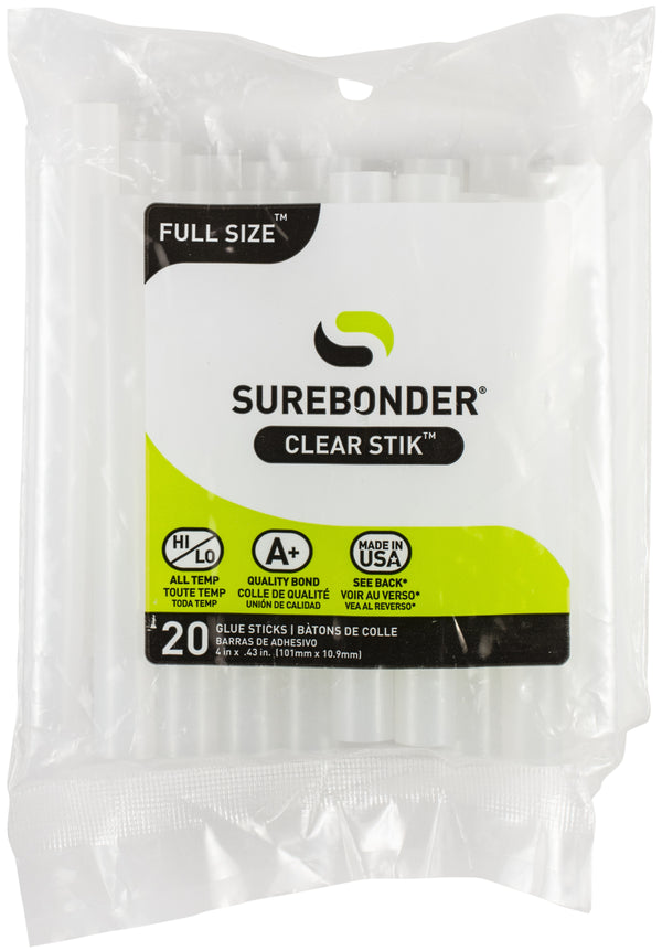 All-Purpose Stik Glue Sticks 7/16"X4" - 20/Pkg
