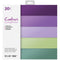Crafter's Companion Pearl Paper Pad 12"x 12" 20 pack - Sage & Purple