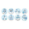 Poppy Crafts Diamond Coaster Kit #12 - Snowman & Family