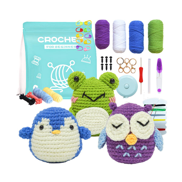 Poppy Crafts Learn to Crochet Kit  #13 - Stackable Friends