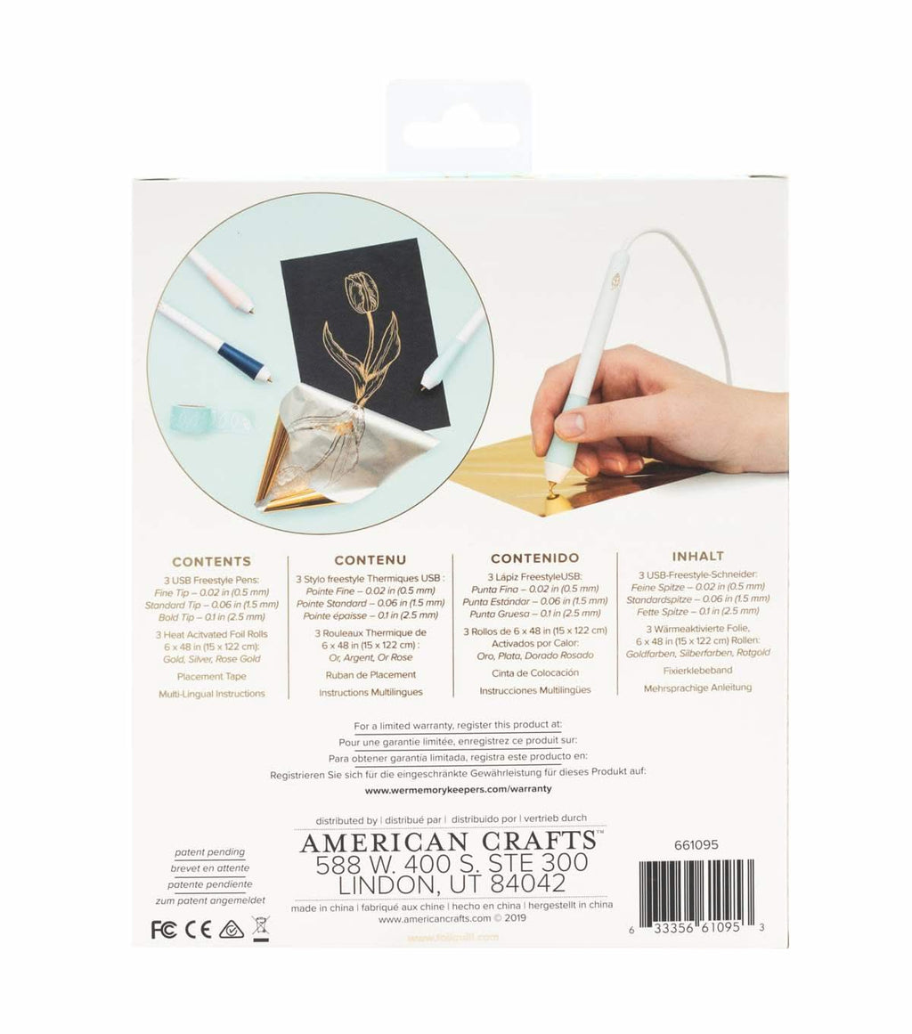 Cricut Blades We R Memory Keepers Foil Quill Pen – Standard Tip For  Heat-Activated Foiling, USB Powered Circuit Machine
