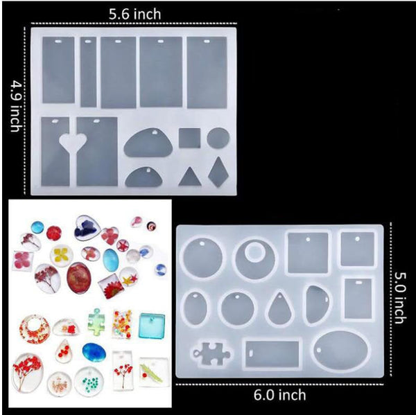 Poppy Crafts Silicone Resin Jewellery & Trinket Making Kit