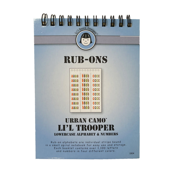 Lil Davis Design - Little Trooper Lowercase Rub-Ons