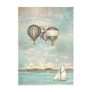 Stamperia Rice Paper Sheet A4 - Sea Land - Balloons