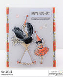 Stamping Bella Cling Stamps - Tiny Townie Olivia with An Ostrich*
