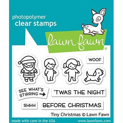 Lawn Fawn - Clear Stamps 3 inch X2 inch - Tiny Christmas*