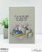 Stamping Bella Cling Stamps - Gnome with A List - Stamp is approx. 3 x 4 inches.*