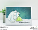 Stamping Bella Cling Stamps - Yeti with A Star On Top - Stamp is approx. 2.75 x 3.5 inches.*