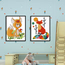Poppy Crafts Cross-Stitch Kit 76 - Little Fox No. 2*