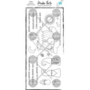 Maker Forte Clear Stamps By Varada Sharma Designs 4"X8" - Gnome Love Slimline*