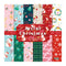 Poppy Crafts 6"x6" Paper Pack #204 - Joyful Christmas*