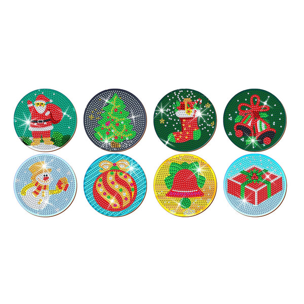 Poppy Crafts Diamond Coaster Kit #20 - Christmas Decorations*