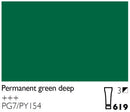 Cobra Artist Water Mixable Oil Colour - 619 - Permanent Green Deep 40ml*