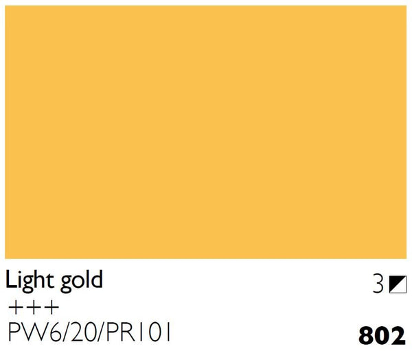 Cobra Artist Water Mixable Oil Colour - 802 - Light Gold 40ml*