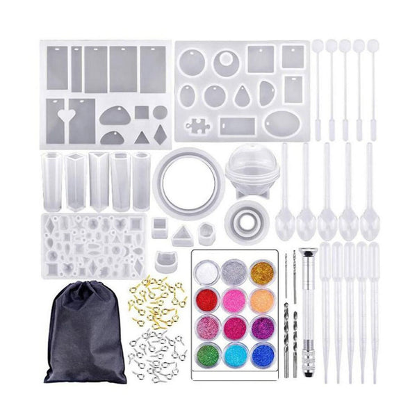 Poppy Crafts Silicone Resin Jewellery & Trinket Making Kit