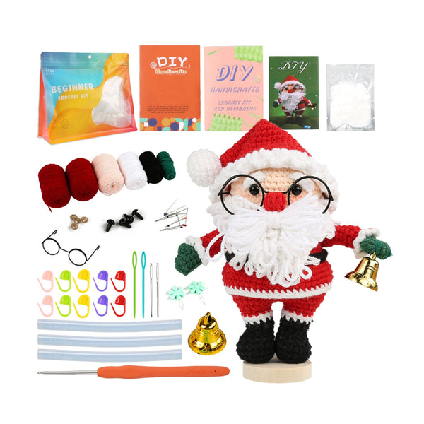 Poppy Crafts Learn to Crochet Kit  #21 - Santa*
