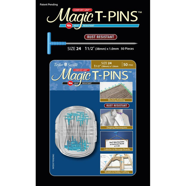 Taylor Seville Magic T-Pins Size 24 50 pack 