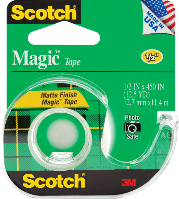 Scotch Magic Tape .5"X450"