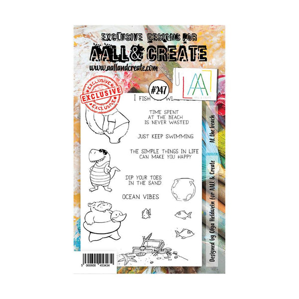 Aall & Create - Clear Stamp #247 - At The Beach*