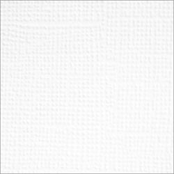 Doodlebug Textured Cardstock 12"X12" - Lily White