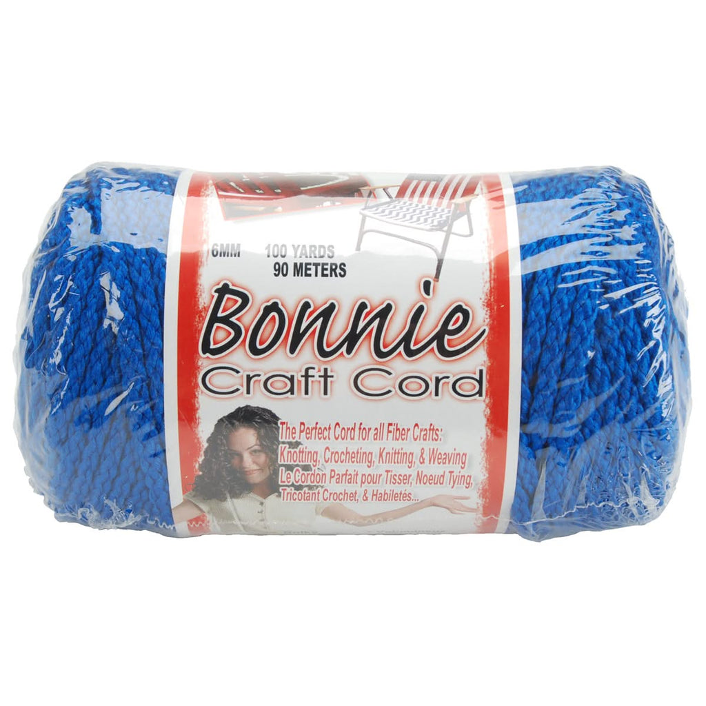 Pepperell Bonnie Cordon macramé pour loisirs créatifs, 6 mm, 91,4 m, perroquet