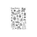 Poppy Crafts Clear Stamps 259 - 4" x 6"*