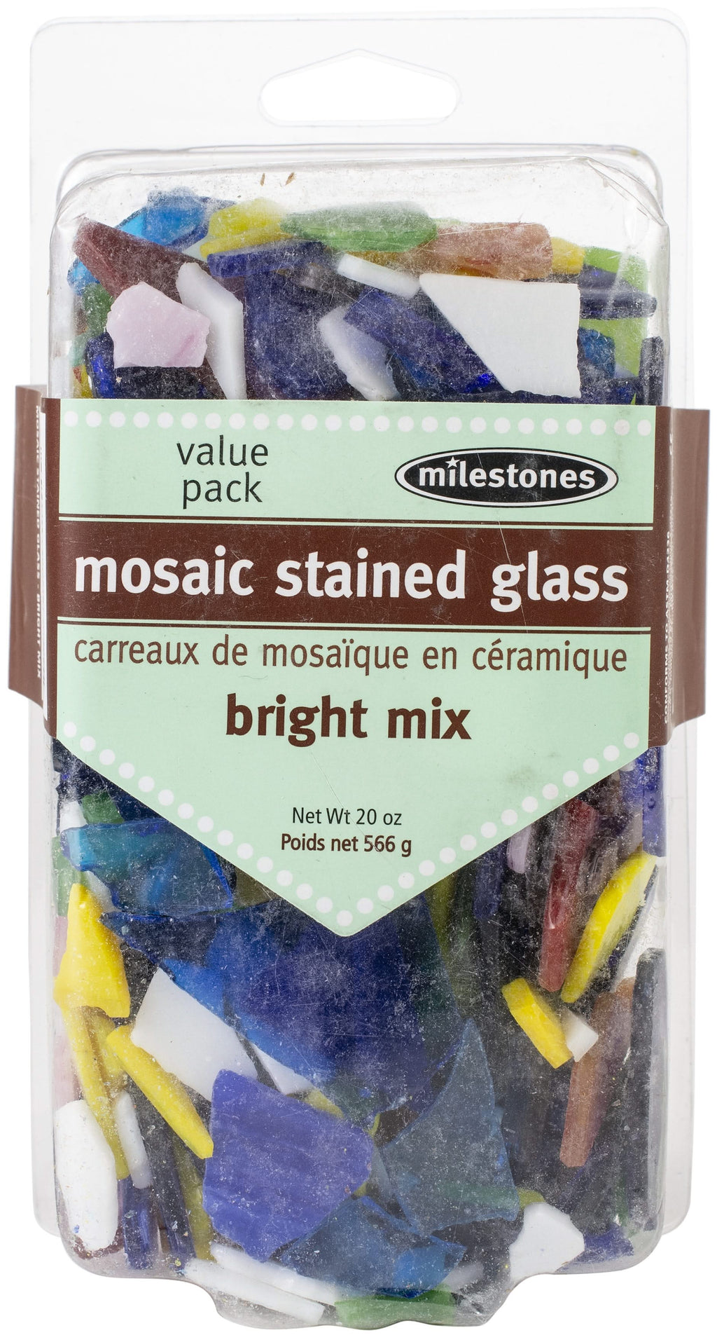Milestone Mosaic Stained Glass Value Pack Bright Mix