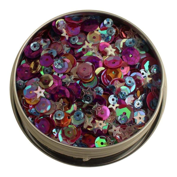 28 Lilac Lane Tin with Sequins 40g Mixed Berry