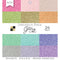 DCWV Mat Stack Glitzy - Cardstock stack 6"x 6", 24 sheets