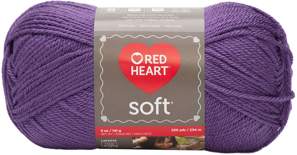 Red Heart Soft Yarn - Lavender 140g