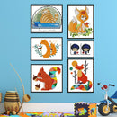 Poppy Crafts Cross-Stitch Kit 76 - Little Fox No. 2*