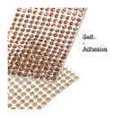 Poppy Crafts Self-adhesive Diamond Rhinestone Ribbon - Copper 4 Pack*