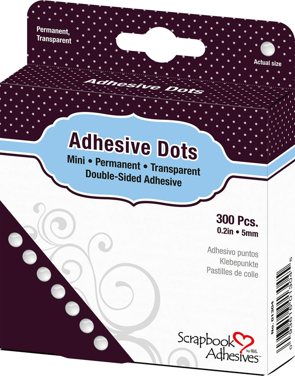 Dodz Adhesive Dot Roll Mini .0625" - 300/Pkg