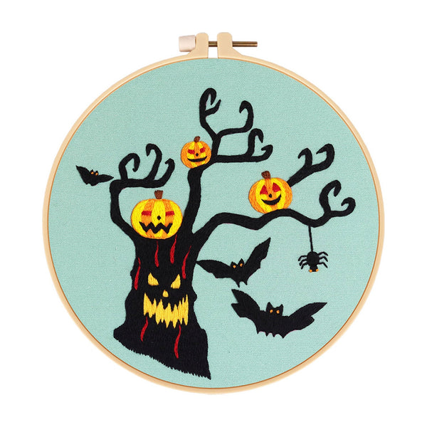 Poppy Crafts Embroidery Kit #31 - Halloween Collection - Freaky Forest*