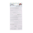 Pebbles Cool Boy Puffy Stickers w/Silver Foil - Alpha*