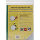 Dritz Quilting - Non-Slip Vinyl Template Sheets 6 pack 8.5in x 11in*