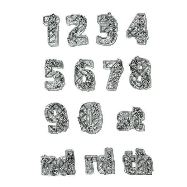 Poppy Crafts Clear Stamps #342 - Street Numbers