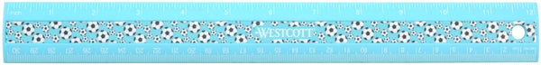 Soccer Ruler 12" Light Blue*