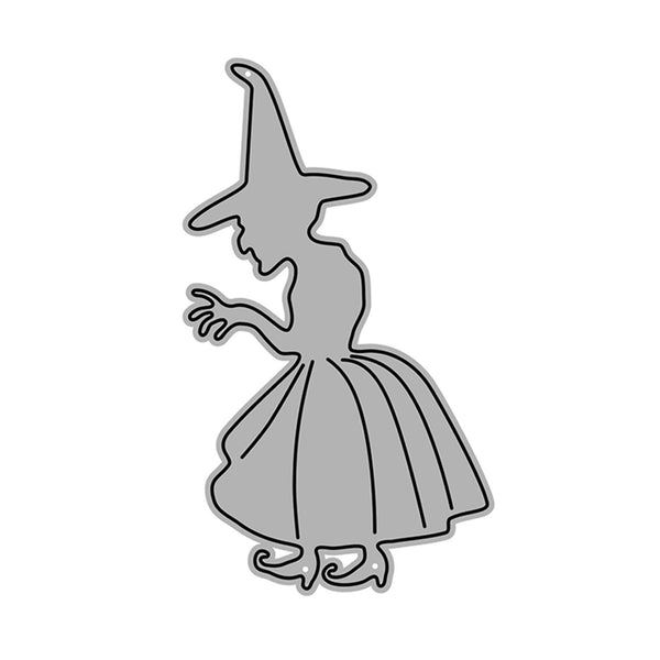 Poppy Crafts Cutting Dies #391 - Halloween Collection - Witch