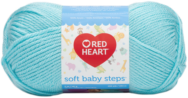 Red Heart Soft Baby Steps Yarn - Aqua 142g