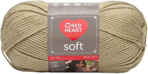 Red Heart Soft Yarn - Wheat 140g*