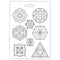 Stamperia Soft Maxi Mould 8.5"x11.5" - Symbols, Alchemy*