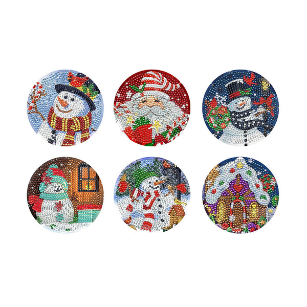 Poppy Crafts Diamond Coaster Kit #3 - Vibrant Christmas*